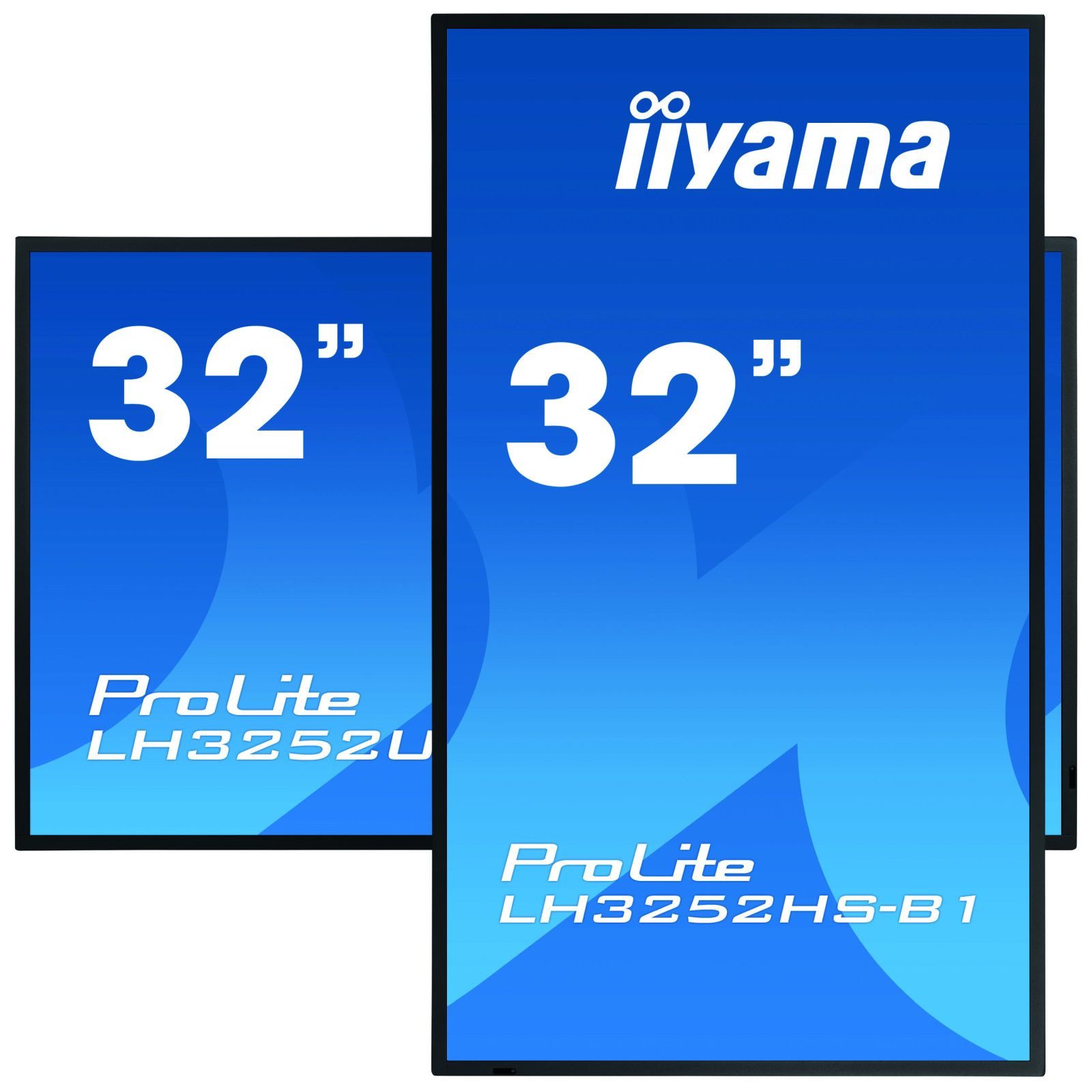 Iiyama LED-Display ProLite LH3252HS-B1 - 81 cm (32) - 1920 x 1080 Full HD TFT-Monitor (1920 x 1080 px, Full HD, 8 ms Reaktionszeit, Lautsprecher, HDCP)