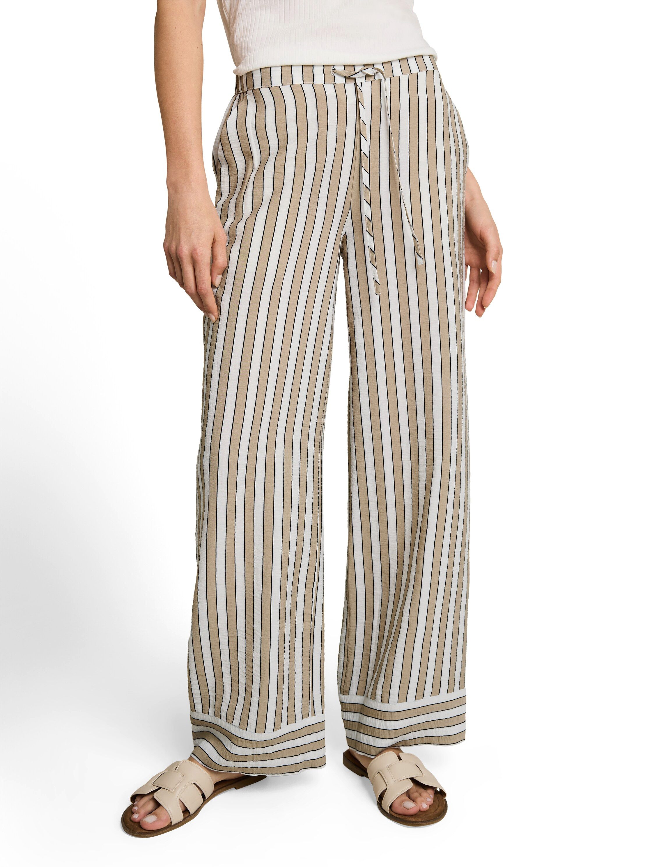 TOM TAILOR Stoffhose mit Streifen Muster