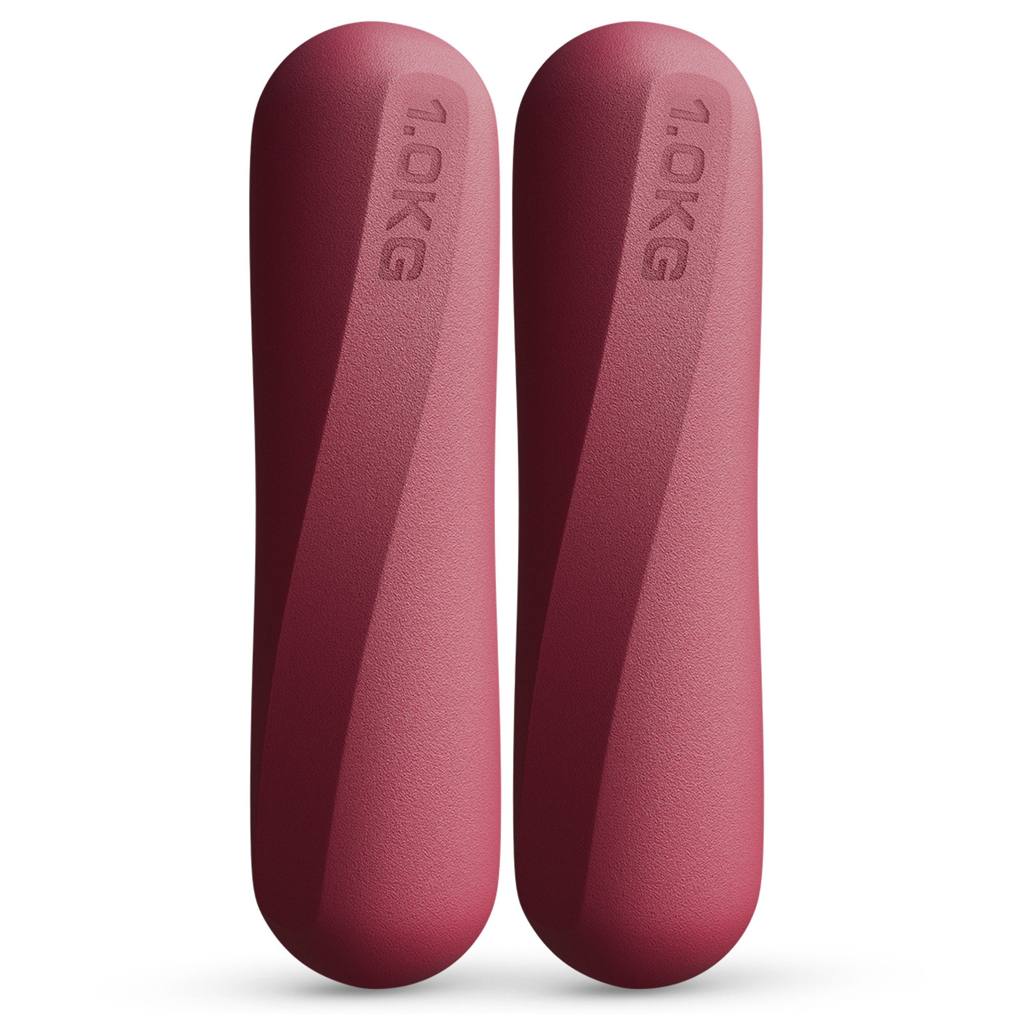 NEOLYMP Hantel-Set Pilates Hanteln 1 kg – rutschfestes Silikon Hantelset – 2er Set, (Kleine Hanteln für Frauen – Dumbbell Set für dein Home Pilates Set), Kurzhanteln 2er Set für Pilates, Yoga & Home Workout – kleine Hanteln