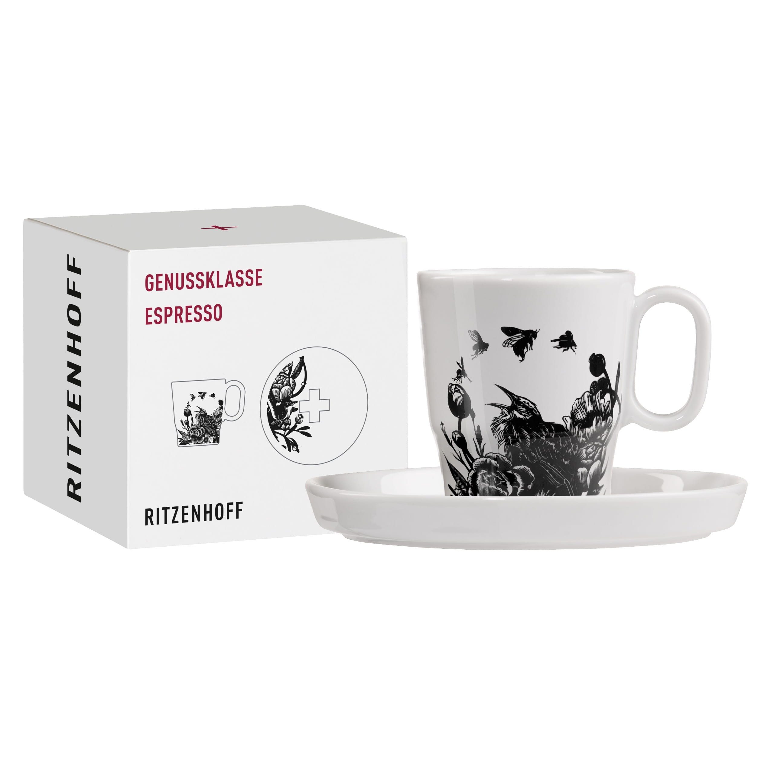 Ritzenhoff Tasse Genussklasse, Porzellan