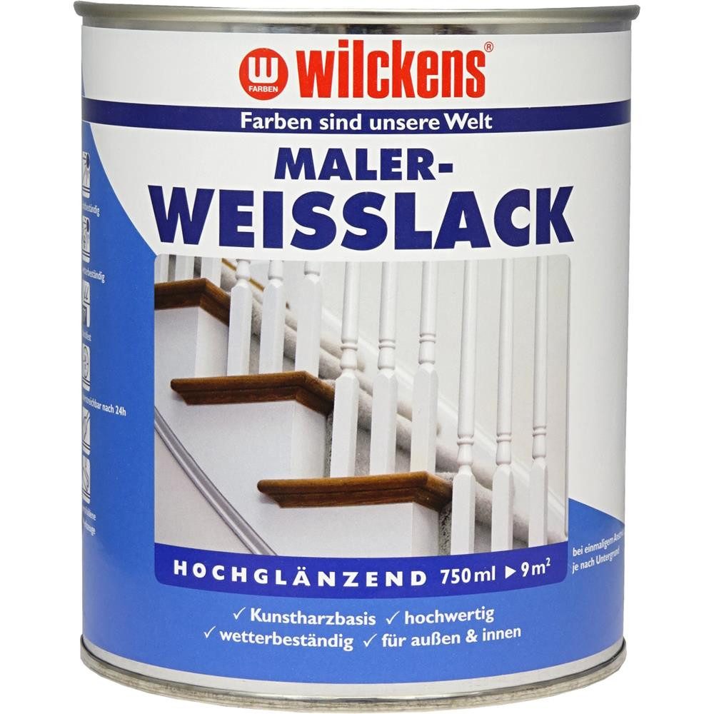 Wilckens Farben Weißlack, hochglänzend, 750 ml