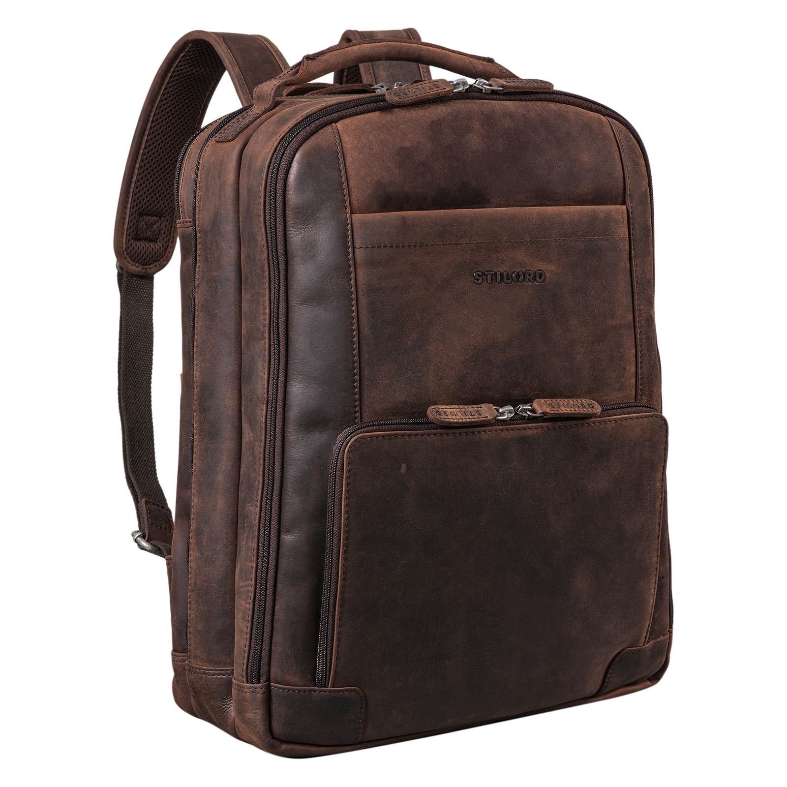 Notebook-Rucksack "Harlow" Leder Rucksack für Herren XL