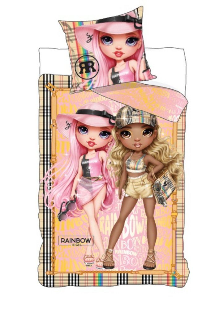 Rainbow High Kinderbettwäsche Rainbow High Bettwäsche 135 x 200 cm günstig online kaufen