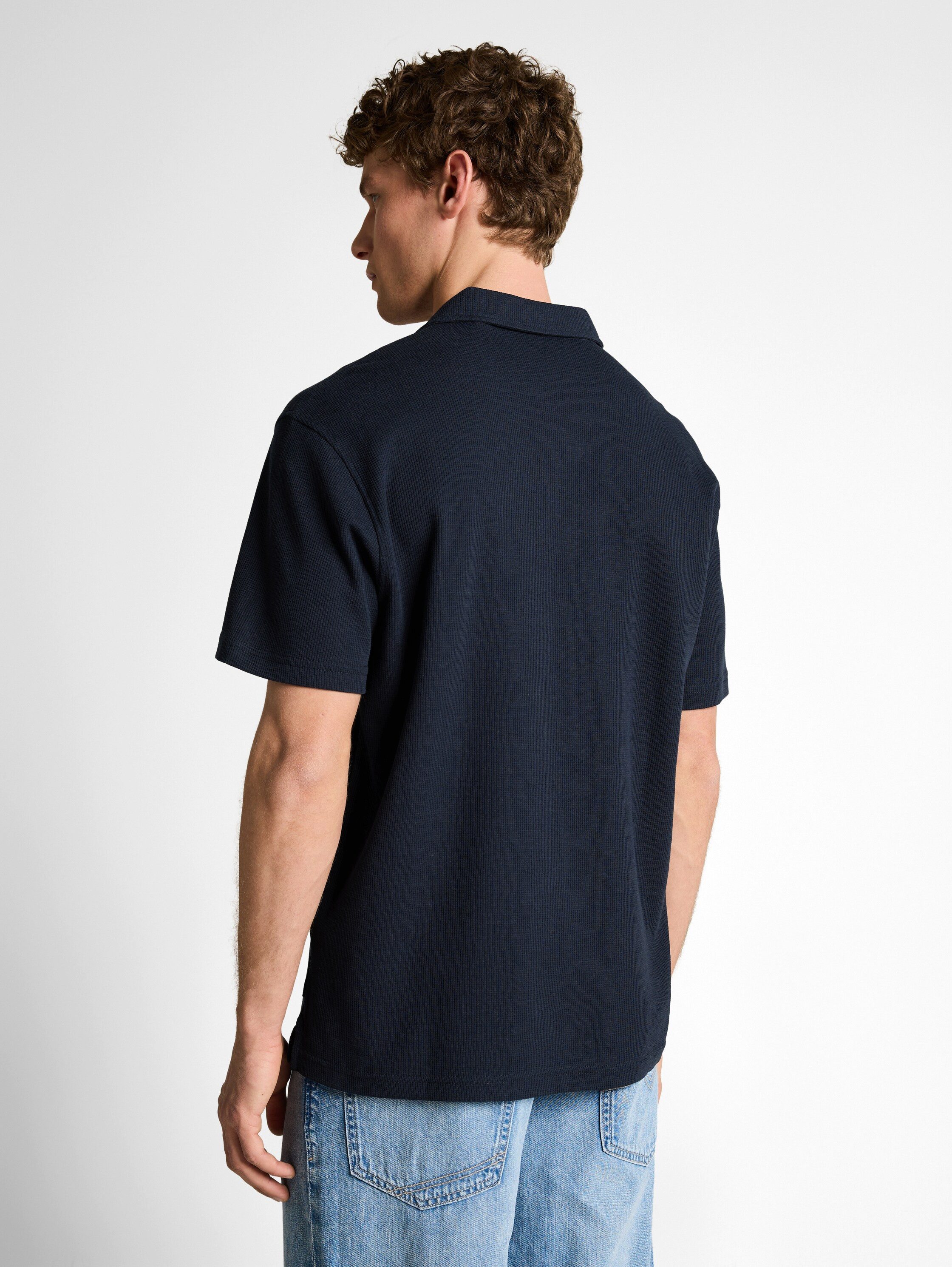 TOM TAILOR Denim Poloshirt mit Polo Kragen
