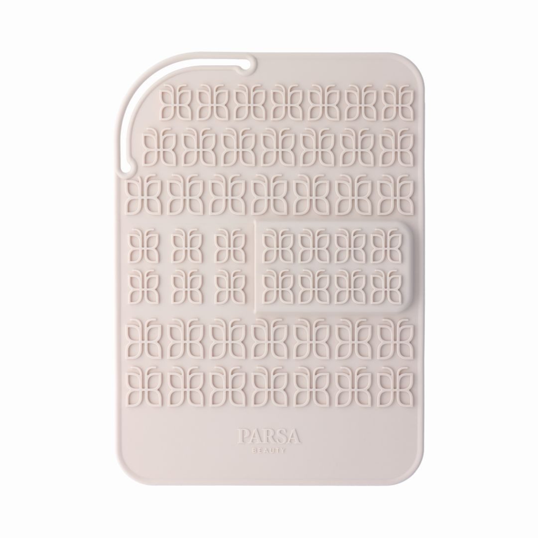 PARSA Beauty Haarbürsten-Set Hair Hero Hitzeschutzmatte, Silikonunterlage hitzebeständig