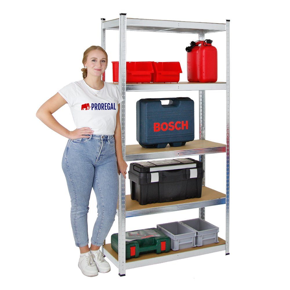 PROREGAL® Schwerlastregal Schwerlastregal Ragnar, HxBxT 180x90x40 günstig online kaufen