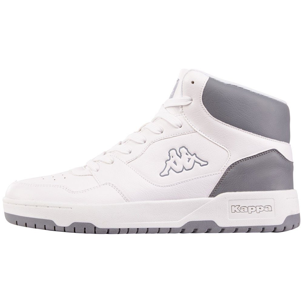 Kappa Sneaker - in modischer, halbhoher Form white-grey