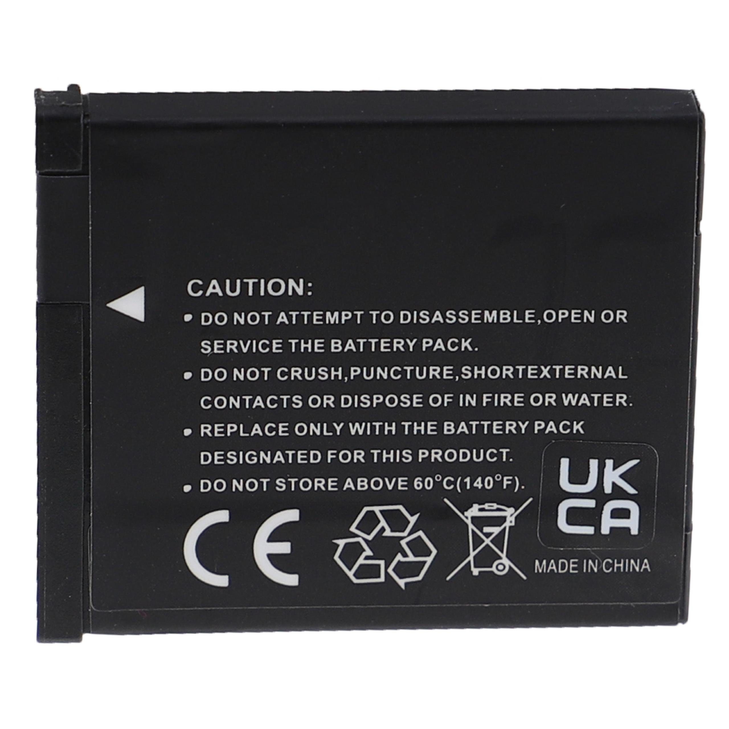 Extensilo Akku Ersatz für Canon NB-8L für Kamera / Foto / Kompaktkamera (700 Kamera-Akku Akku Li-Ion 700 mAh (3,7 V), Leistungsfähiger Austausch-Akku für Digitalkamera, Spiegelreflexkamera