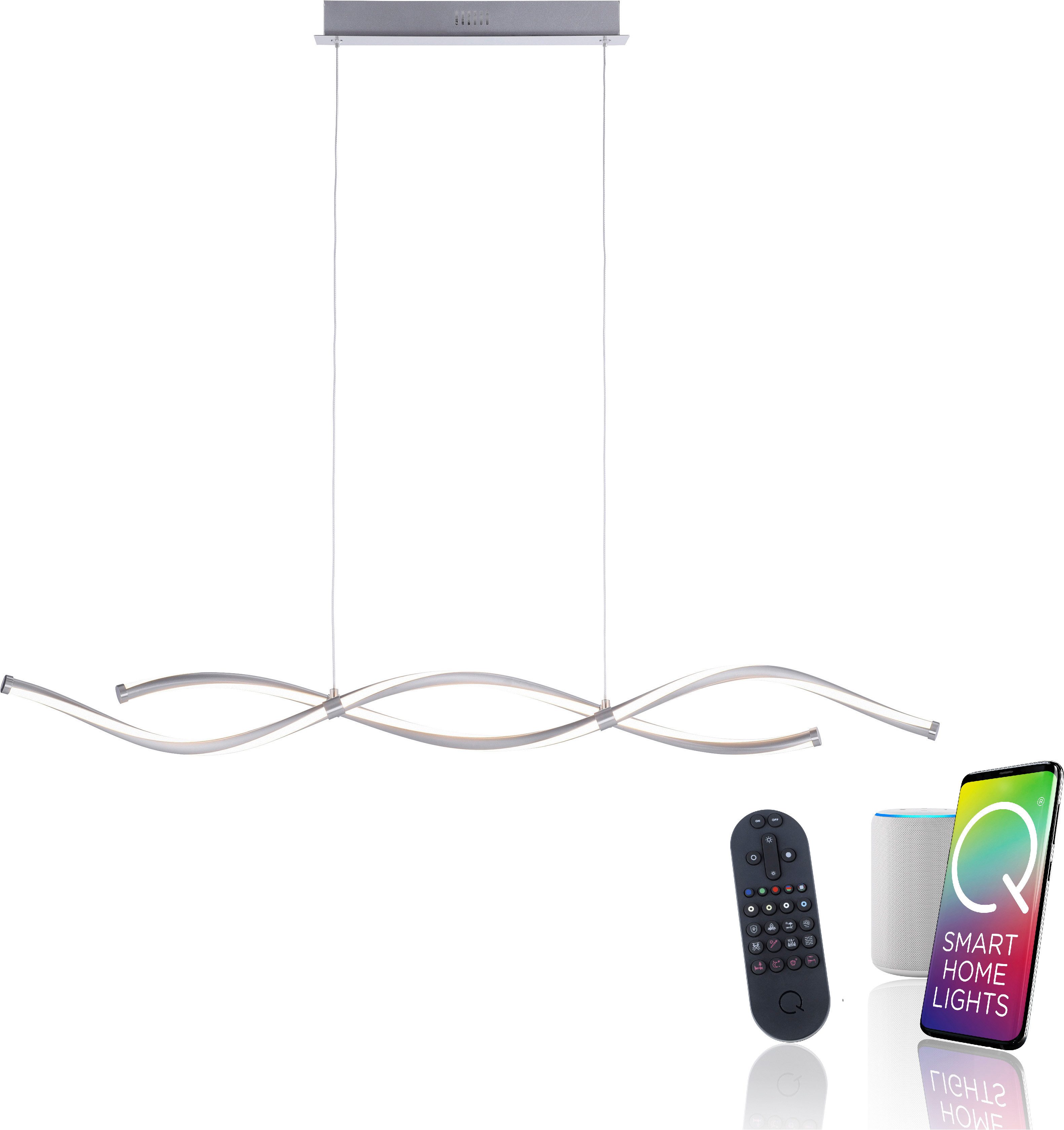 Neuhaus Q SMART HOME LIGHTS LED Pendelleuchte Q-MALINA, Smart Home, LED fest integriert, warmweiß - kaltweiß
