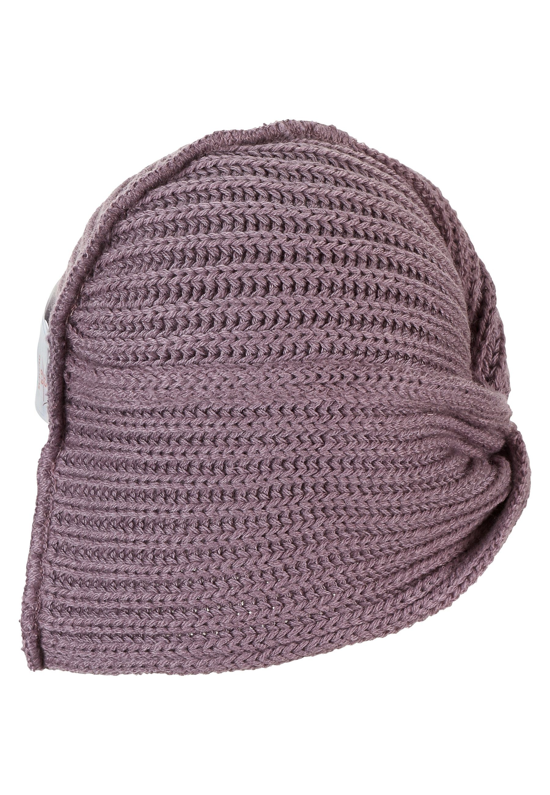 Sterntaler® Strickmütze Turban-Strickmütze (1-St) lila