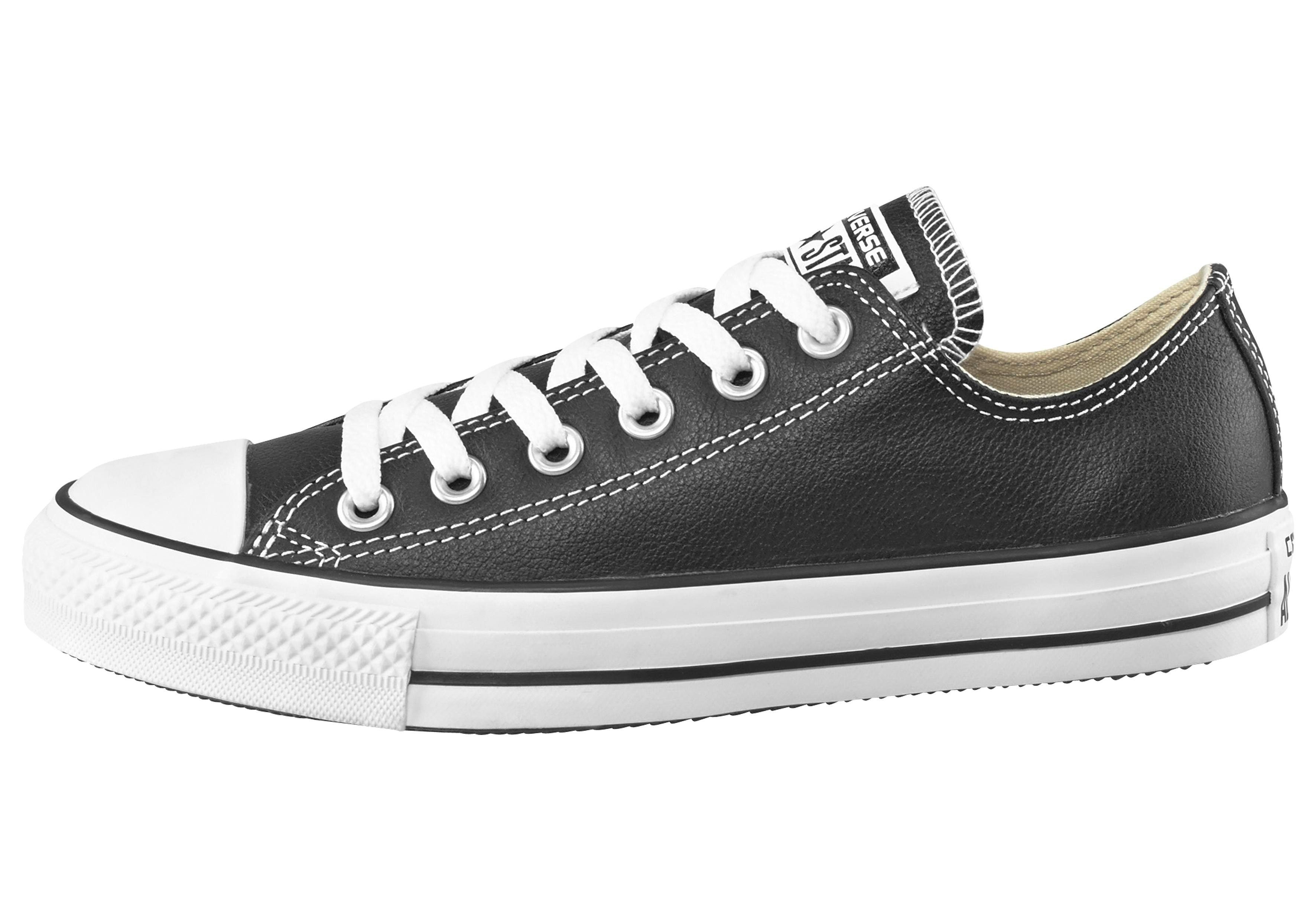 All Star Taylor Leather Chuck Ox Converse Sneaker Basic Black