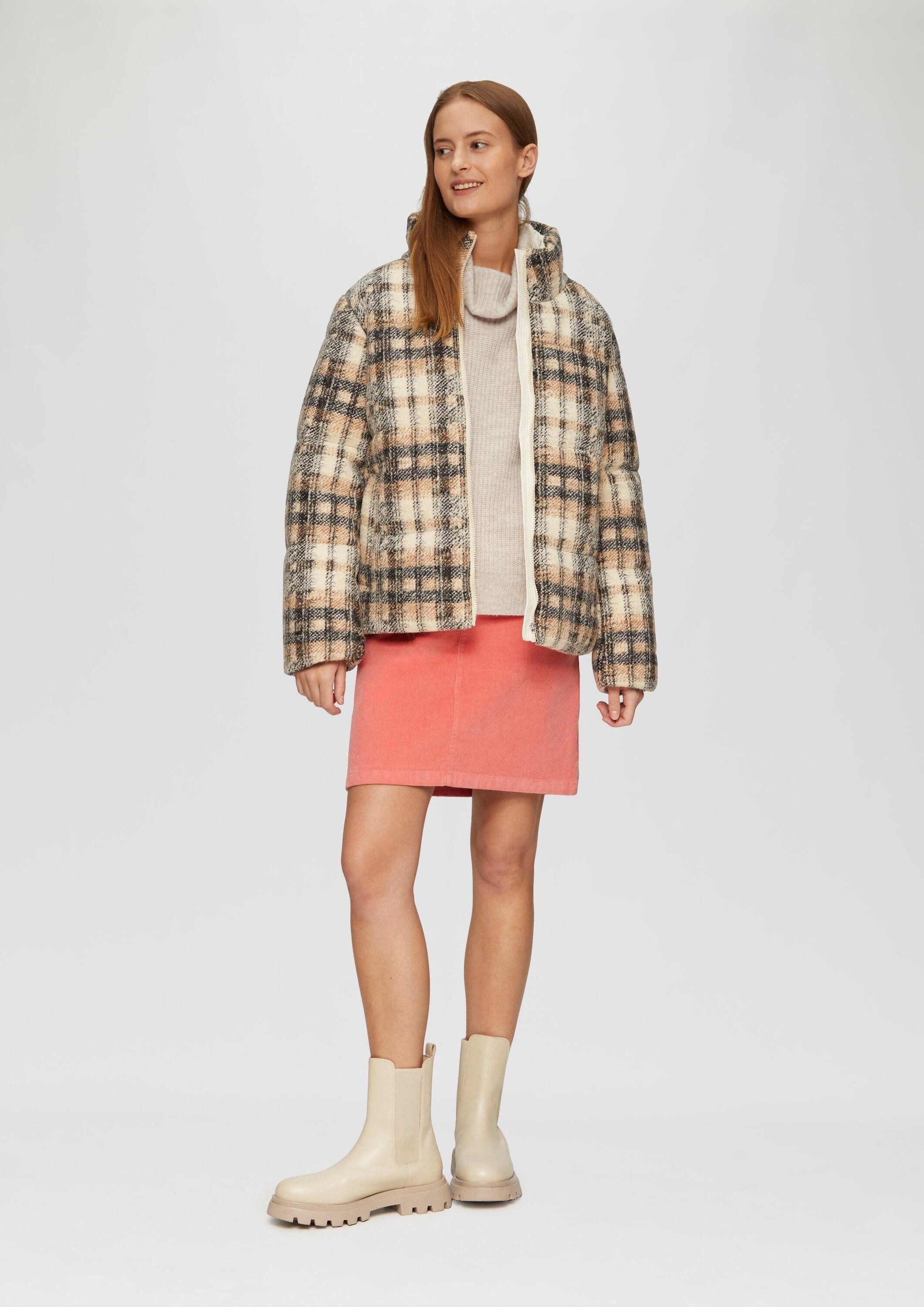 s.Oliver Longpullover Strickpullover Oversized Pullover mit Rollkragen