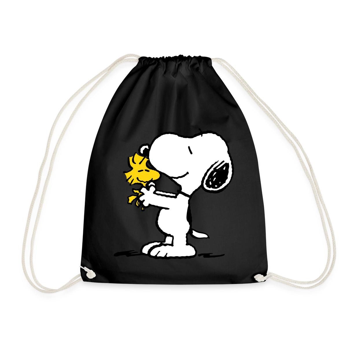 Spreadshirt Turnbeutel Peanuts Snoopy Und Woodstock Turnbeutel (1-tlg)