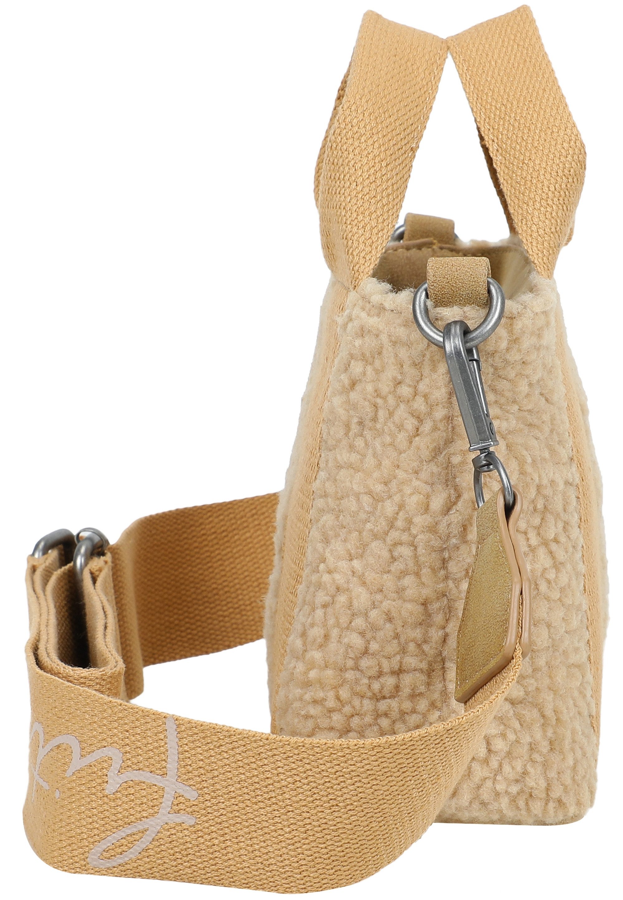 Fritzi aus Preußen Schultertasche Fritzi Bini Limited Teddy, mit breitem Webbing-Schulterriemen