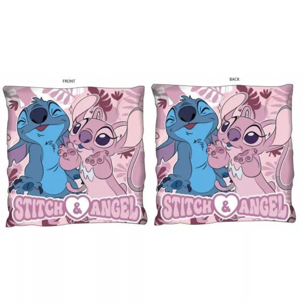 Disney Dekokissen Disney Stitch und Angel Kissen, Dekokissen - zweiseitiges Muster - 40