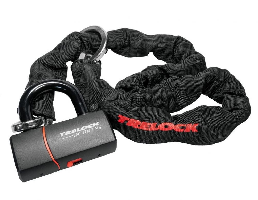 Rahmenschloss Trelock Kettenschloss LC 680 110/9,5 110cm Ø 9,5mm schwarz