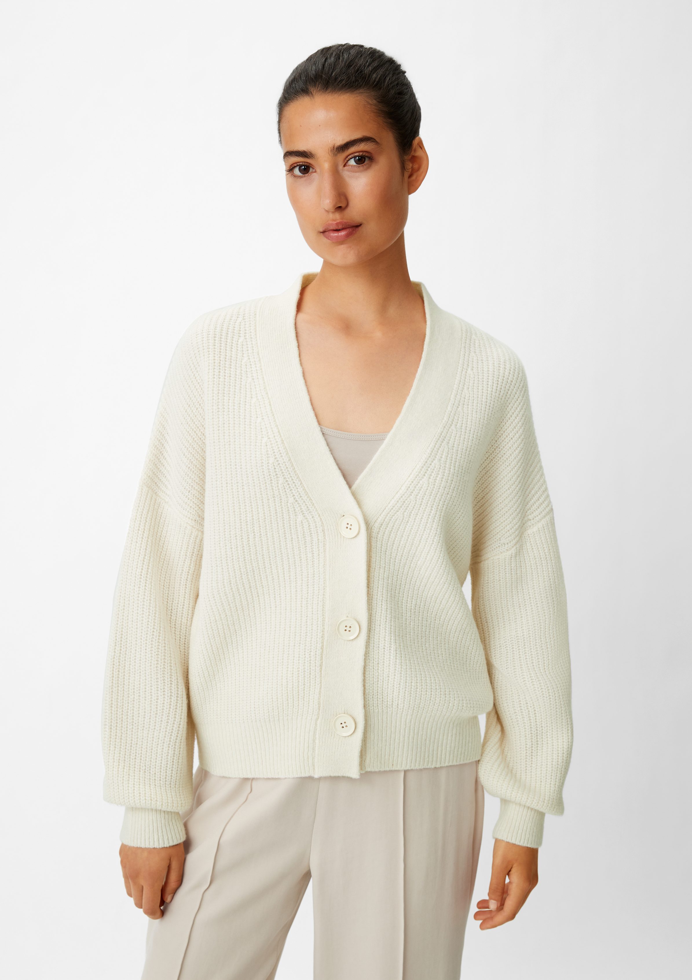 Strickjacke Strickjacke aus Wollmix