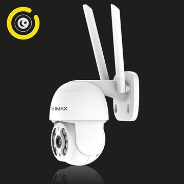 Overmax Camspot 4.0 PTZ Überwachungskamera (innerbereich, Externer Bereich, Full HD, Wifi, Farbenachtmodus, 350 Grad, Auto-Tracking)