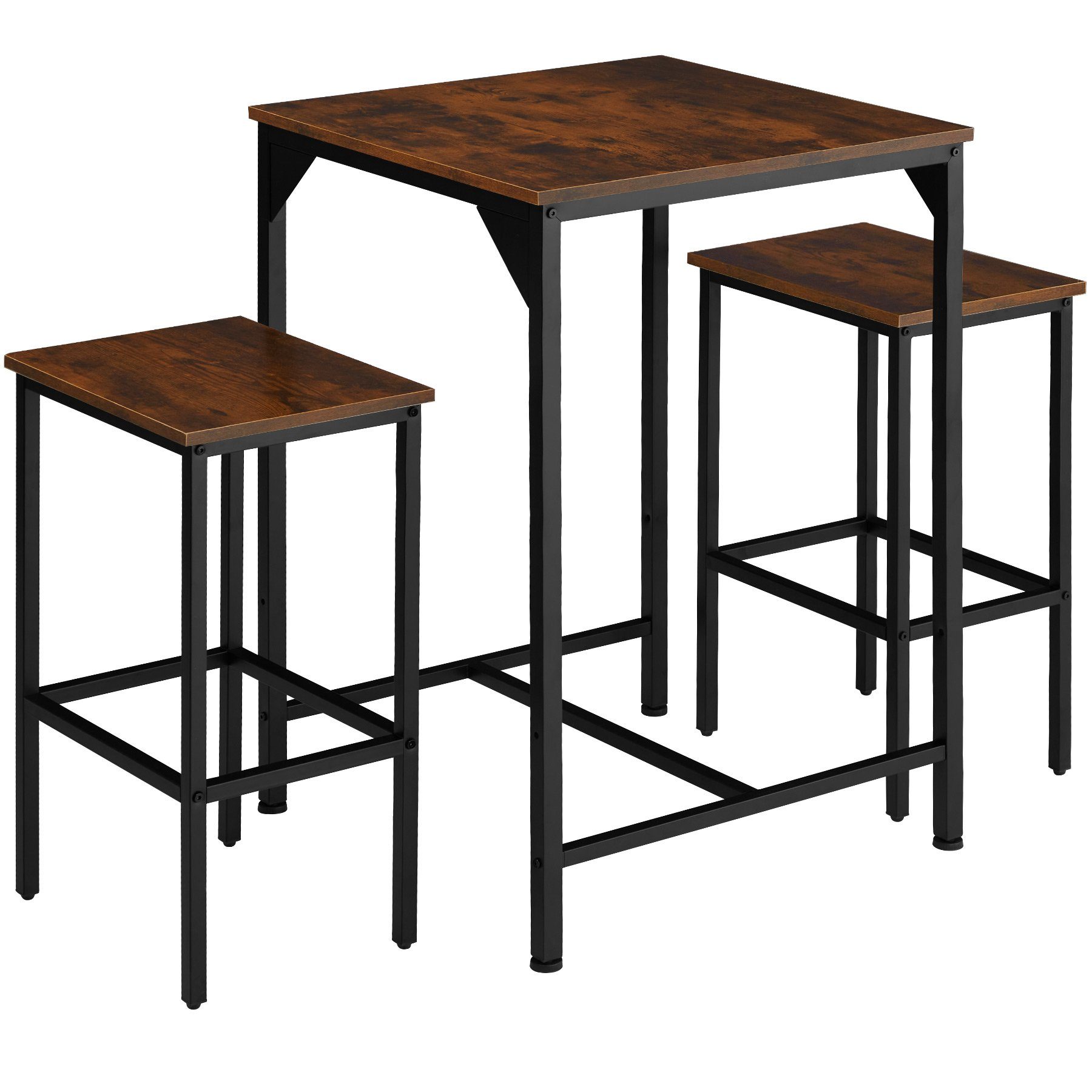 tectake Stehtisch Barset (1-St., 3 tlg), günstig online kaufen