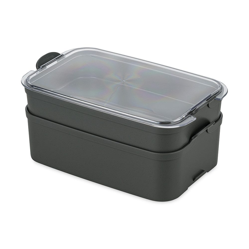 KOZIOL Frischhaltedose STAKK BENTOBOX, 2l, Kunststoff, (1-tlg), spülmaschinengeeignet, mikrowellengeeignet