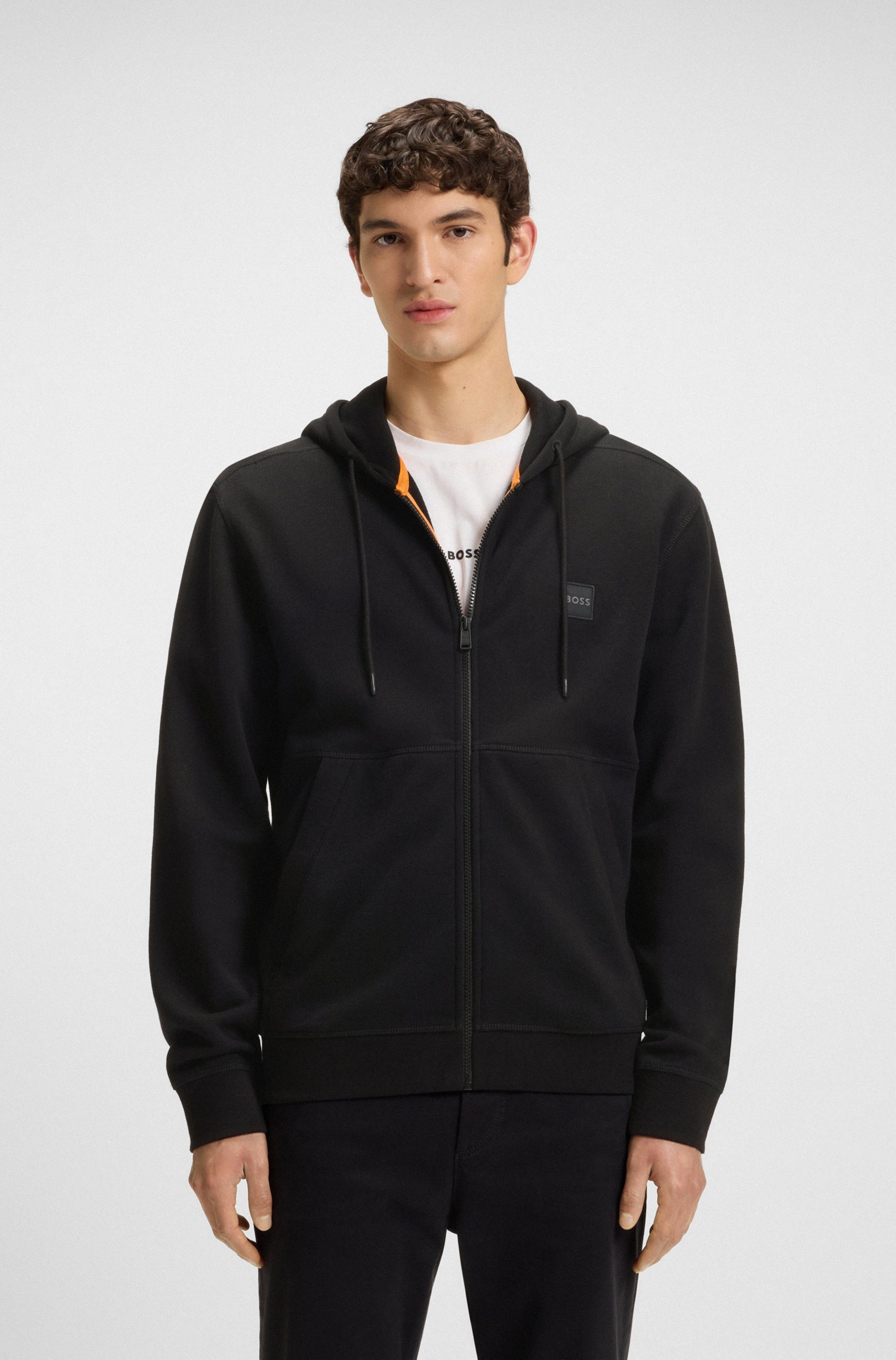 BOSS ORANGE Kapuzensweatjacke Zetalky mit Kängurutasche