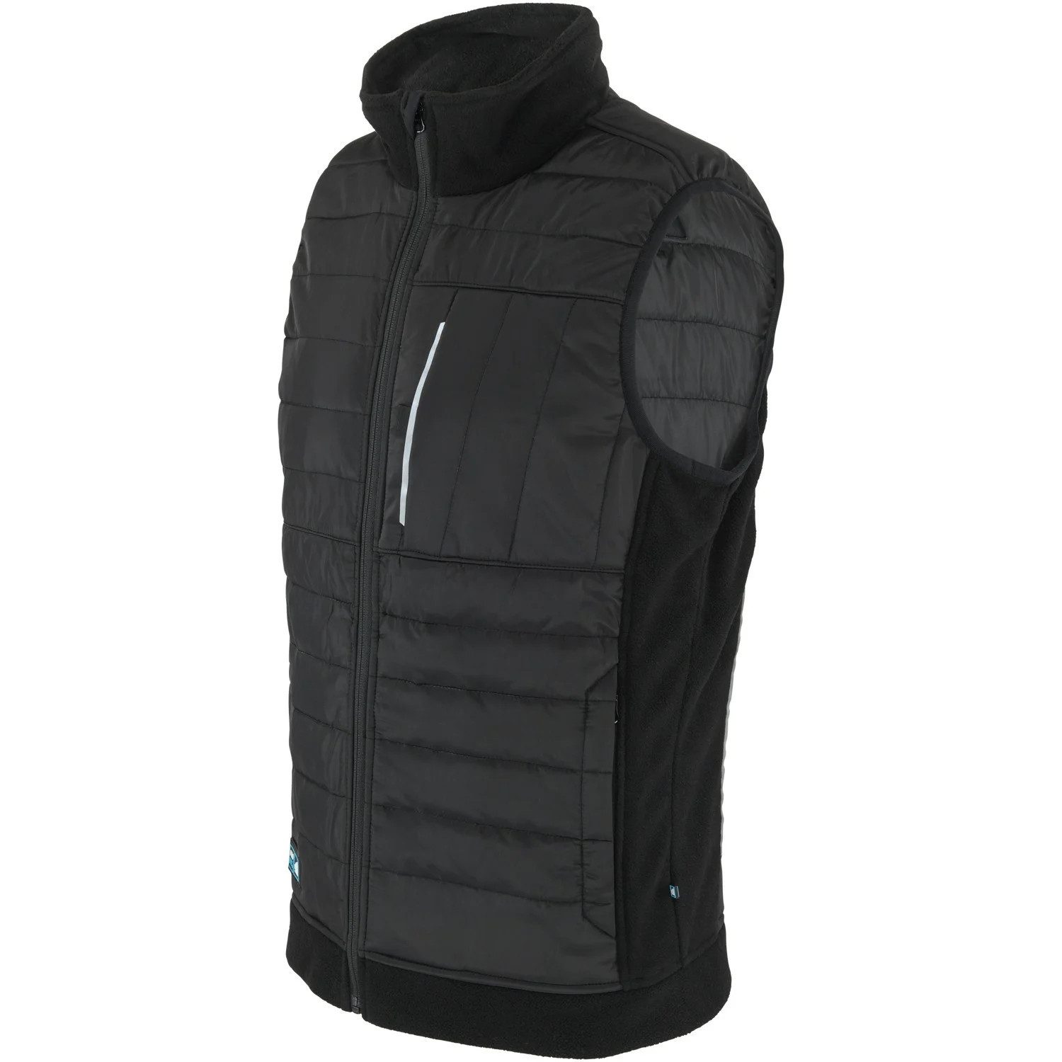 PRO FIT by Fitzner Fleeceweste Fleeceweste "Hybrid", Zip-in-Funktion,schwarz Gr. S–4XL