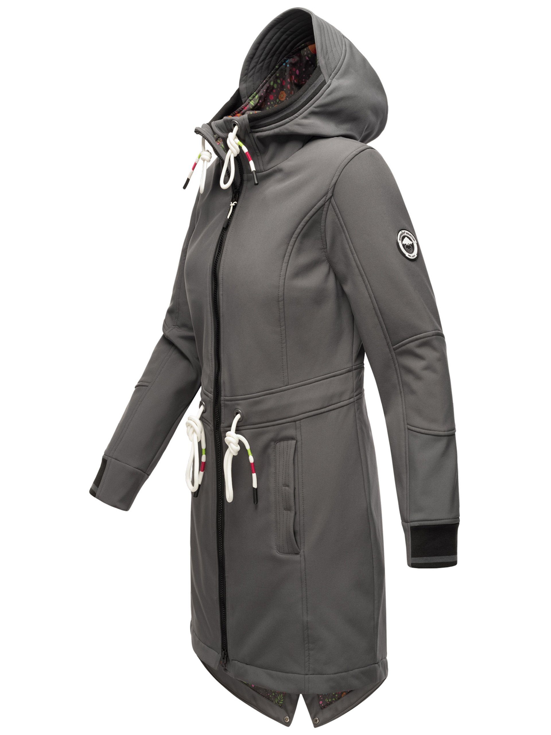 Marikoo Softshelljacke Mount Furnica mit hochschließendem Kragen – Bild 3 von 5