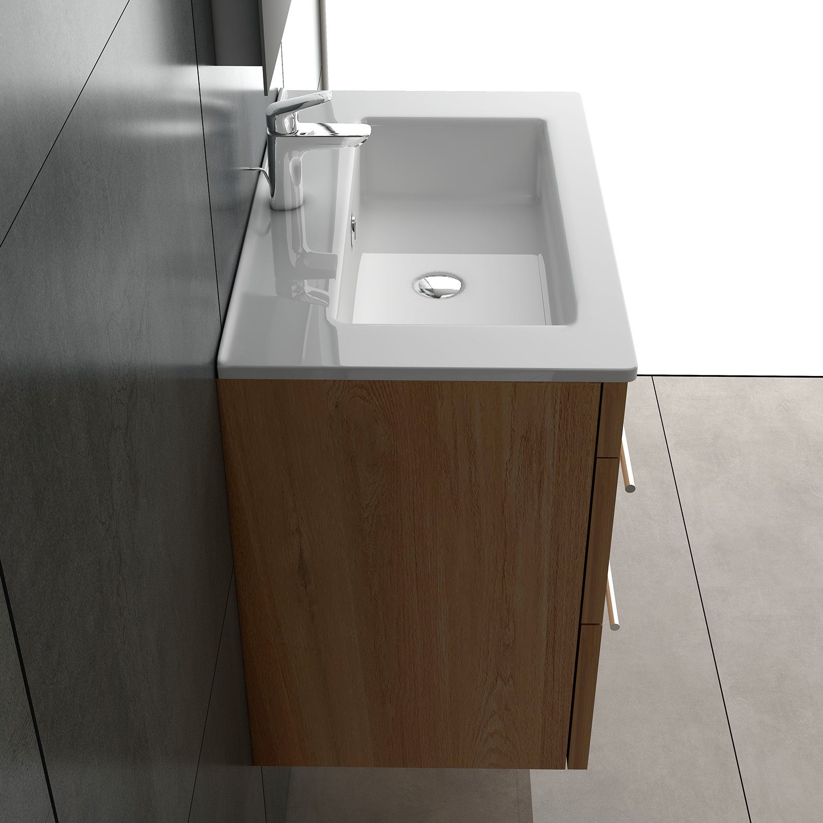 Alpenberger Badezimmer-Set Waschbecken mit Unterschrank - Waschbeckenunters günstig online kaufen