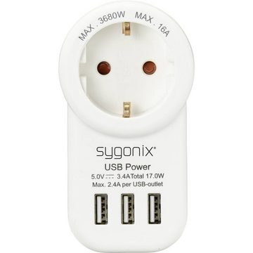 Sygonix USB Ladeadapter 3.4 A Smart-Home-Steuerelement, mit USB