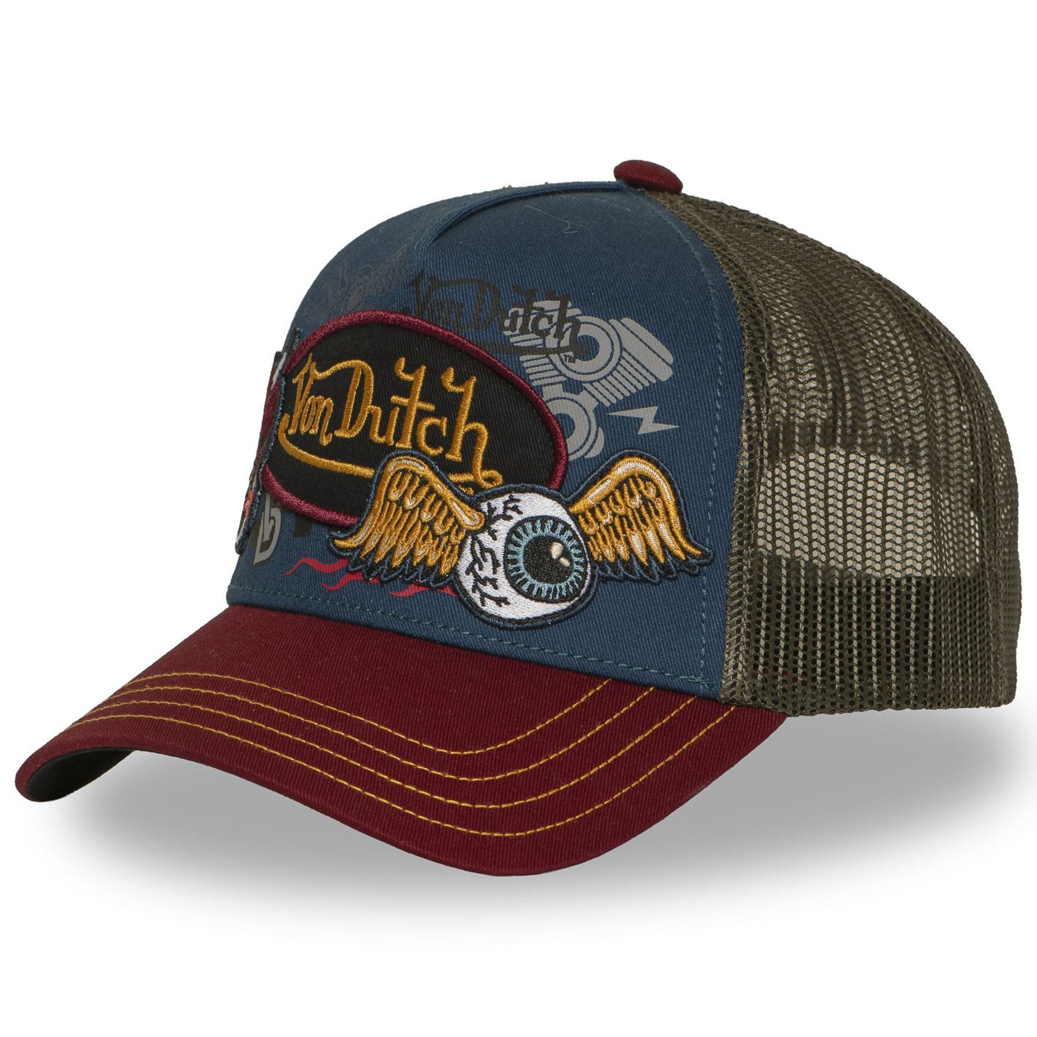Von Dutch Trucker Cap Von Dutch Originals Trucker Cap - PATCHES (Basecap, Basecap, Meshcap, Trucker Kappe)
