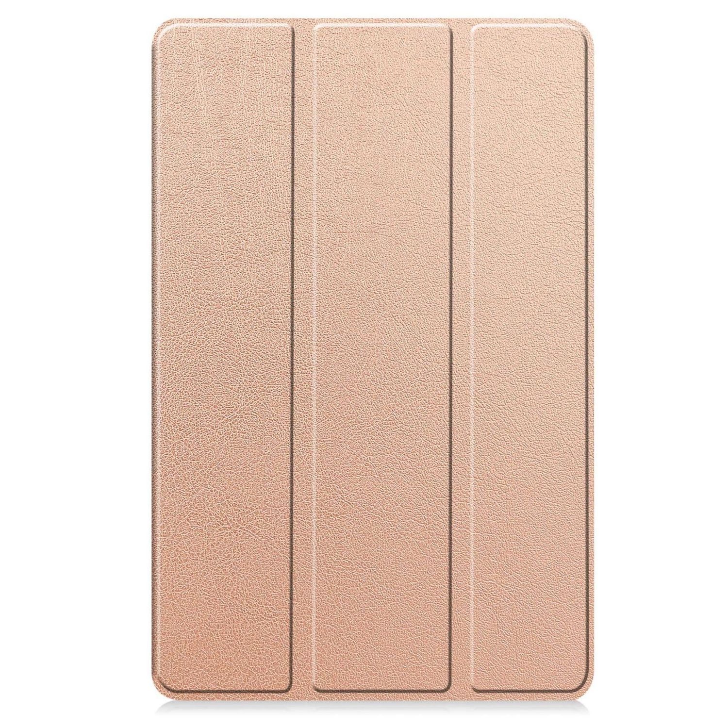 Wigento Tablet-Hülle Für Lenovo Idea Tab Pro 3folt Wake Smart Cover Tasche Hülle Rose Gold, 3-Fach Halterung, Kratzfest, Leicht