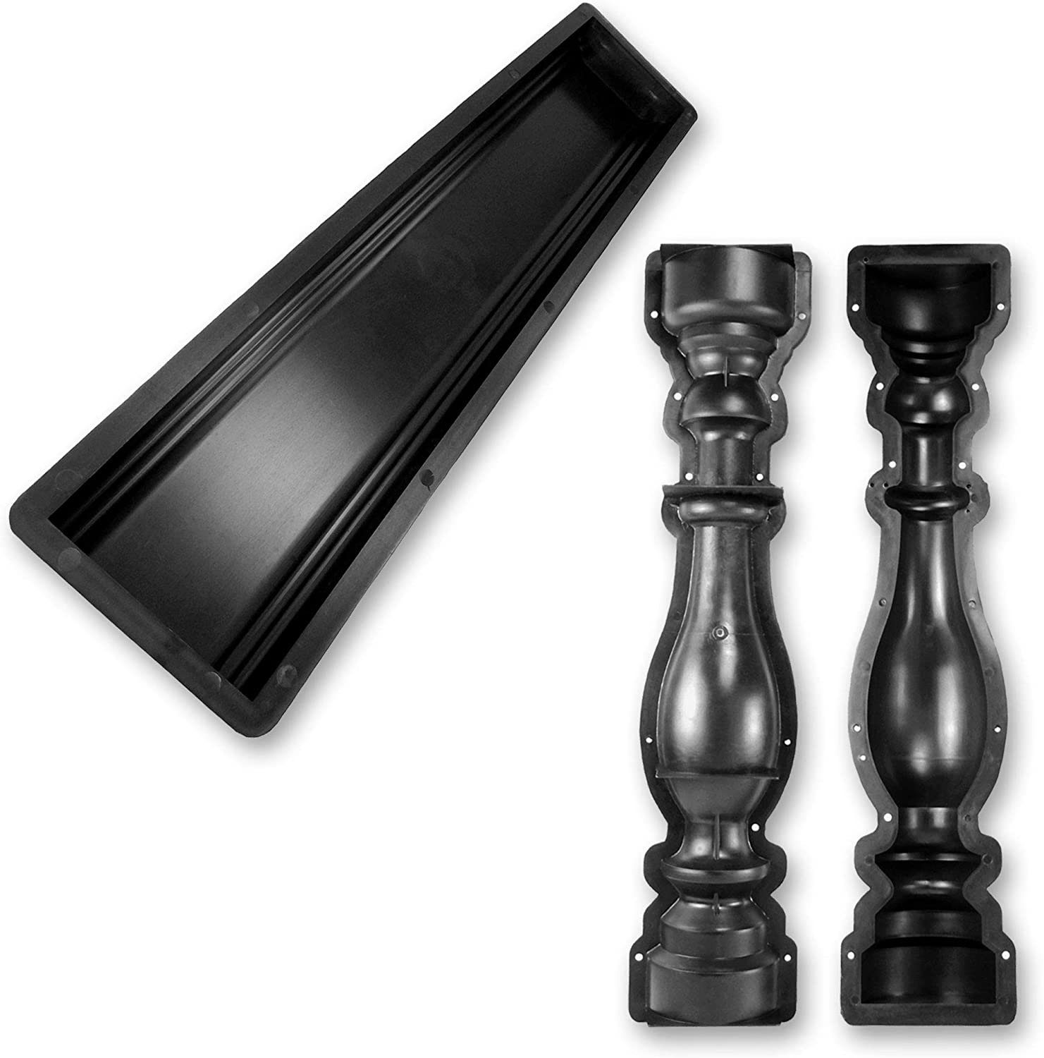 @tec Leichtbeton-Bauplatte Balustrade 2-teilig, (3-St), Schalungsform, günstig online kaufen