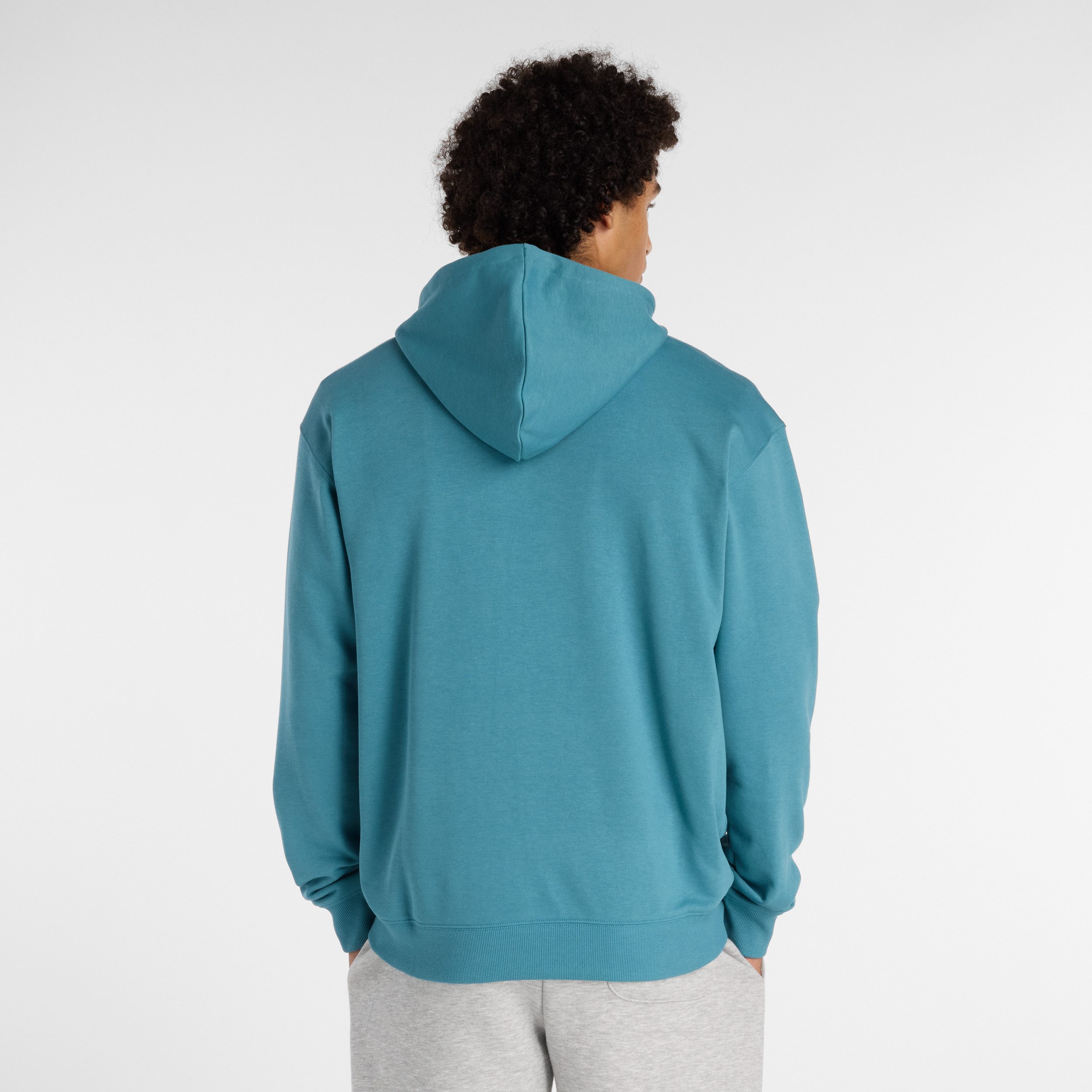 New Balance Kapuzensweatshirt AAZ Mens Lifestyle Hoodie BIG TEAL sportliche günstig online kaufen