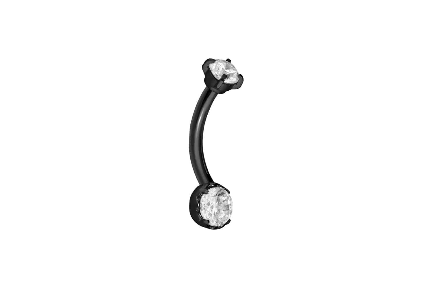 PIERCINGLINE Bauchnabelpiercing Titan Banane mit Push günstig online kaufen