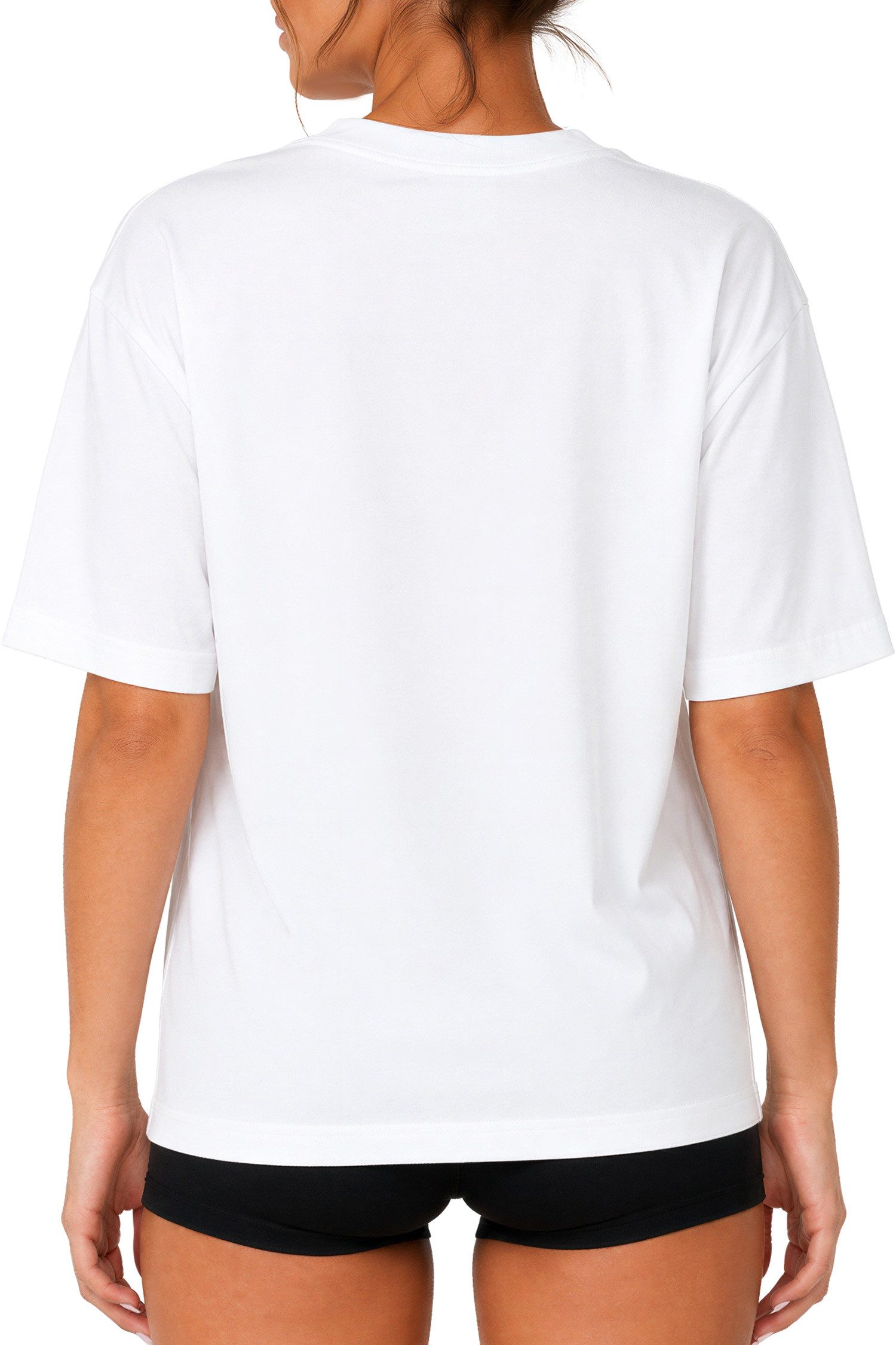 Reichstadt T-Shirt Damen Regular Fit Kurzarmshirt Shoulder Drop 25RSW071 Vielseitig kombinierbar