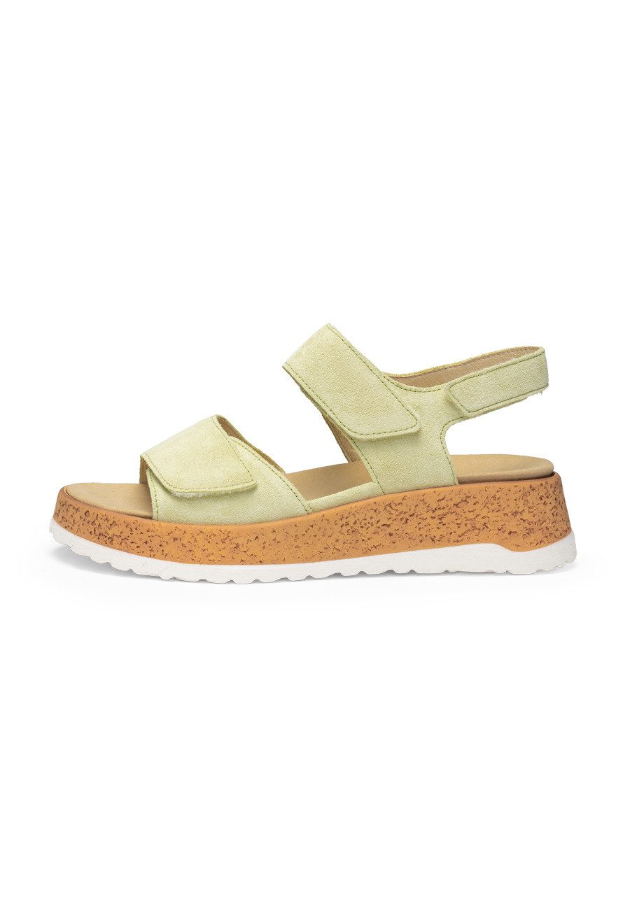 vitaform Damen Sandaletten Veloursleder Sandalette