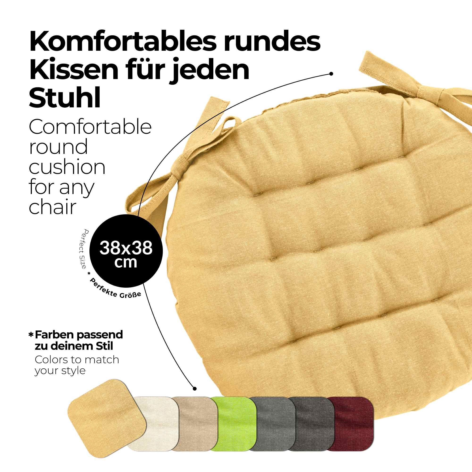 etérea Himmlische Qualität Sitzkissen etérea Sitzkissen Stuhlkissen Basic Auflage und