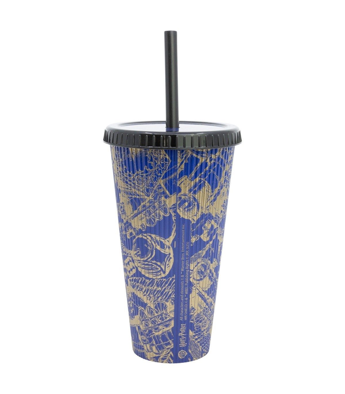 Harry Potter Becher Trinkbecher 790 ml mit Strohhalm Magic Mayhem