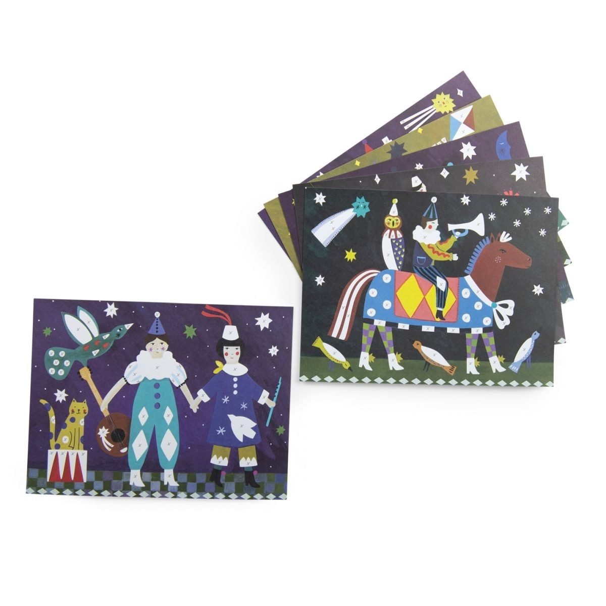 Moulin Roty Kreativset Comètes Filantes Metallfolien Bilder Kreativset für kreative Kinder, Kreativset