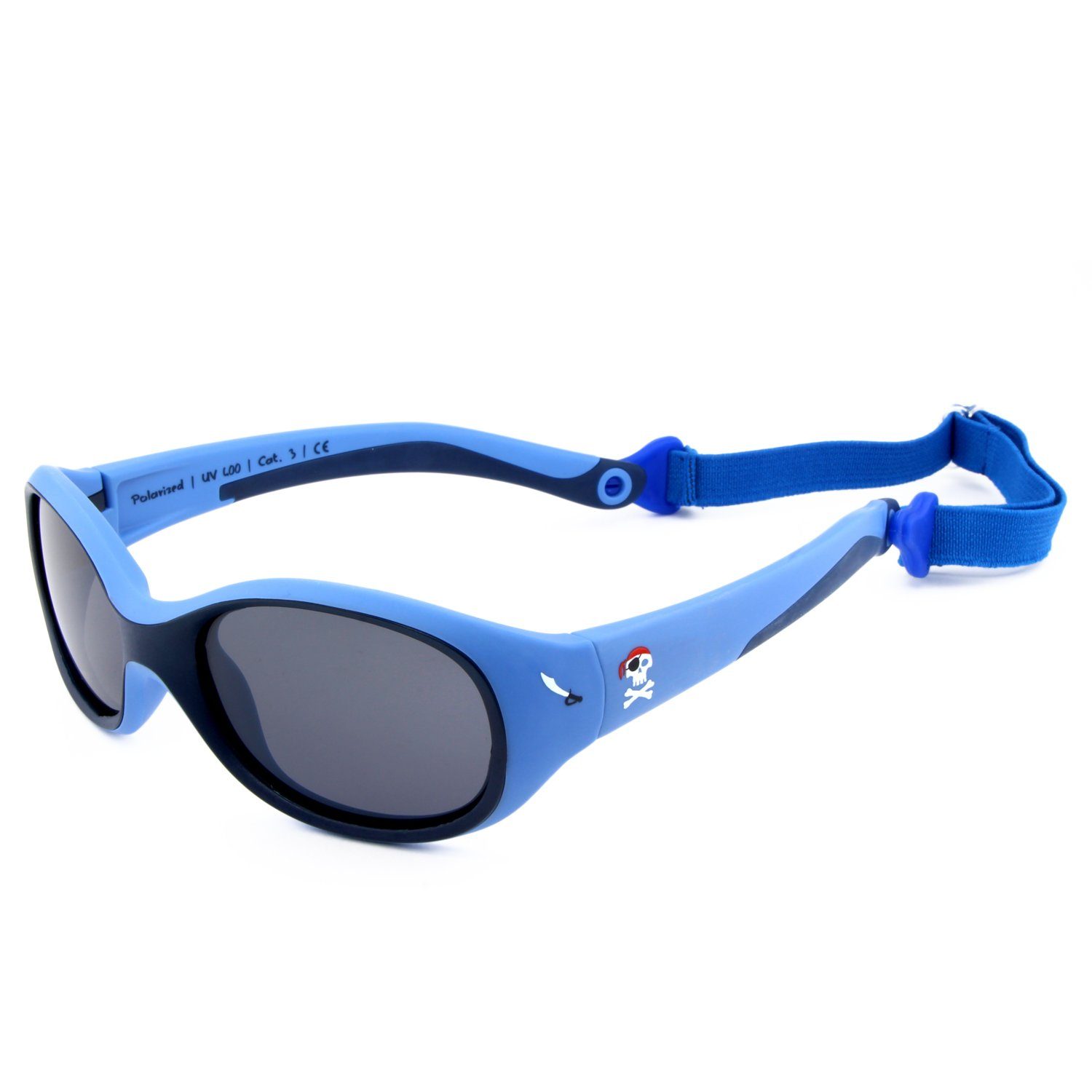 ActiveSol SUNGLASSES Sonnenbrille Kinder Sonnenbrille, Mädchen & Jungen, 2-6 Jahre, unzerstörbar Flexibel & Unzerstörbar Pirates