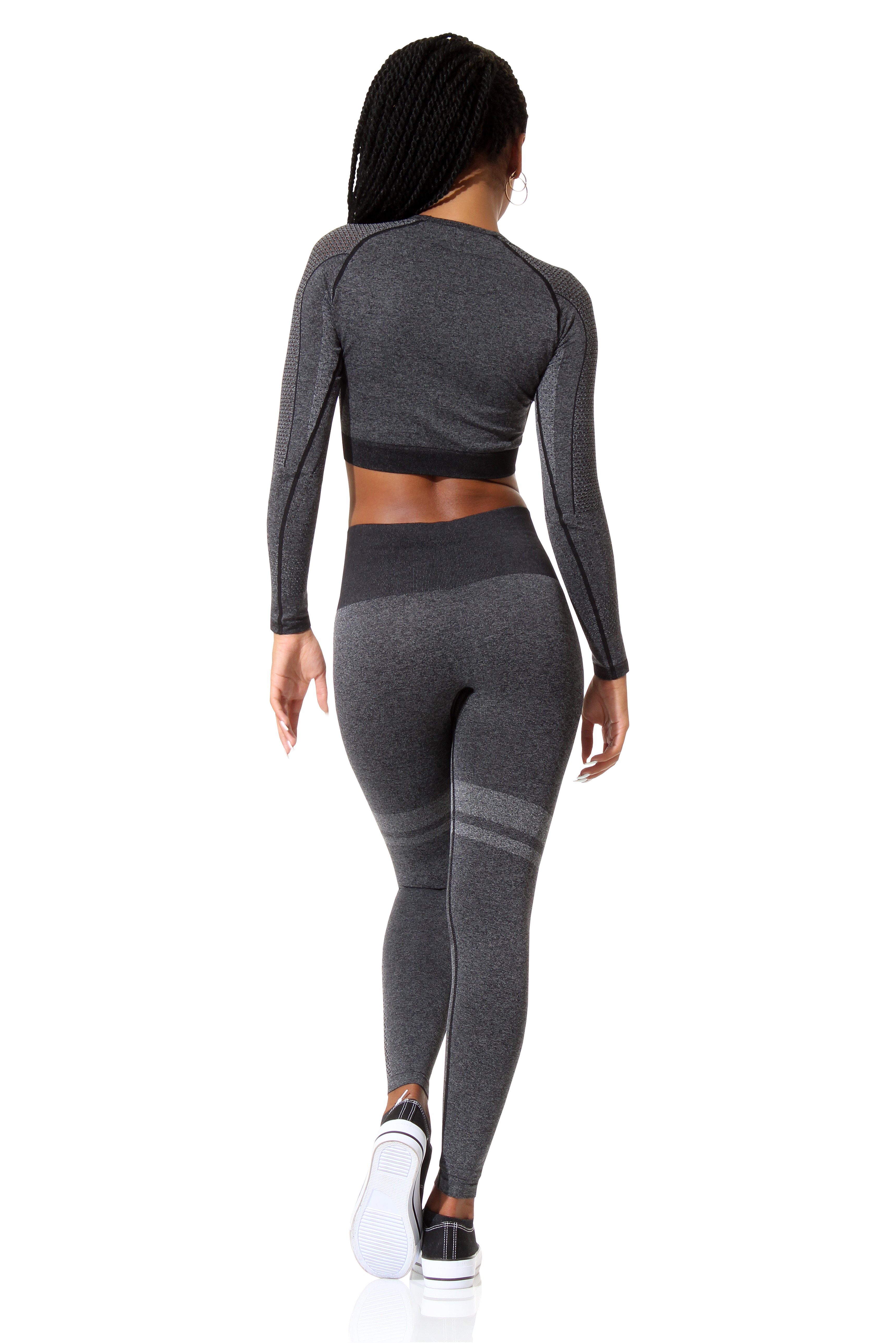 Waist Stark Sport High Soul® Highwaist Schwarz-Melange Leggings Leggings