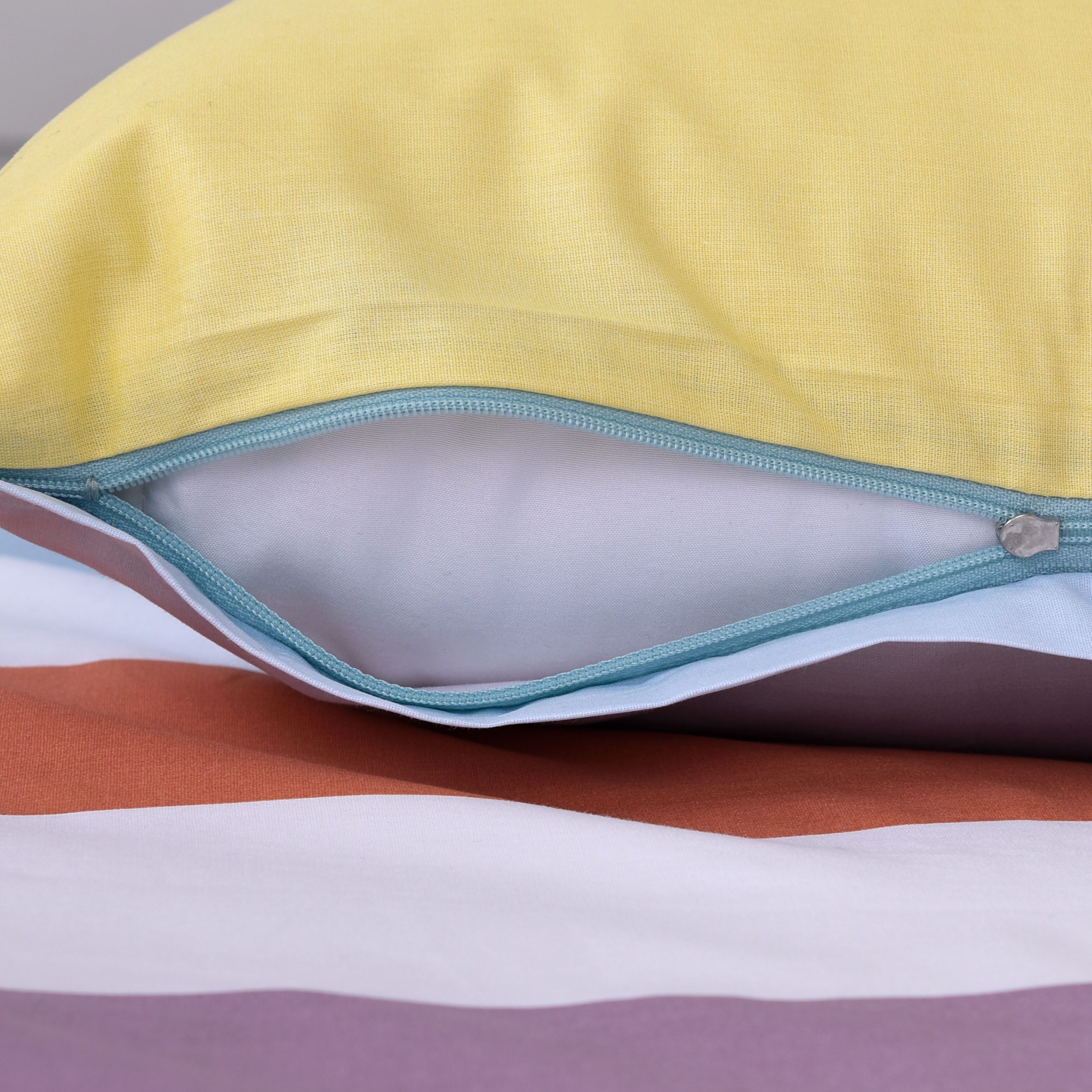 TOM TAILOR HOME Babybettwäsche TWO-TONE SOLID COLORS in Gr. 100x135cm, Renforcé, 2 teilig, new bedroom, gewebtes Label