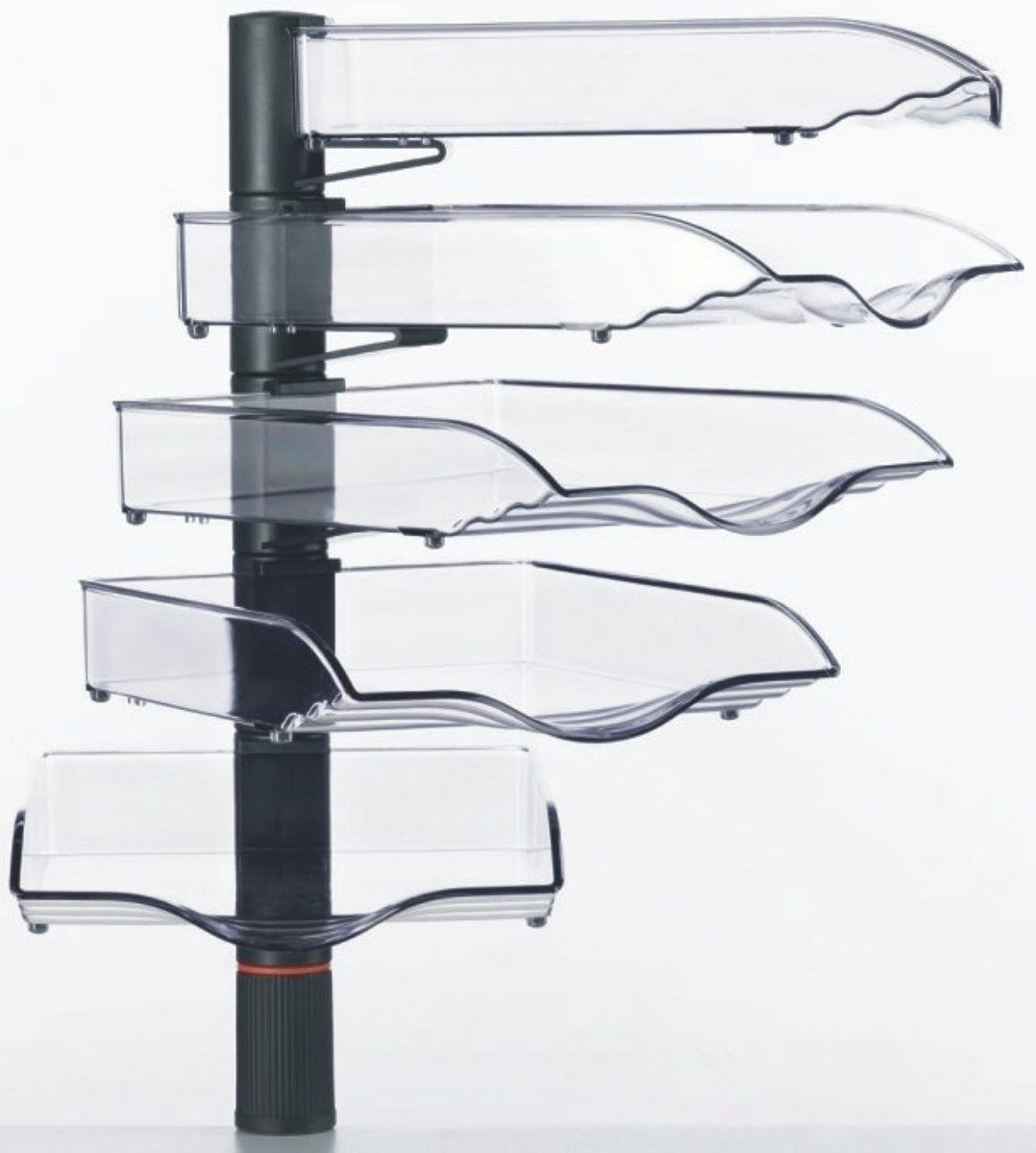 NOVUS Tischaufsatz Schalenset Copyswinger V anthrazit Universalzwinge1 incl. 5 Schalen