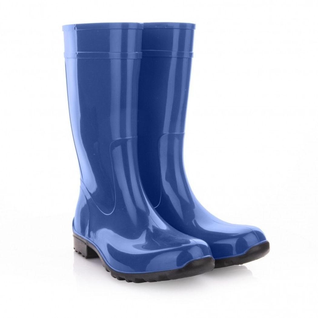Lemigo ILSE 967 Damen Gummistiefel wasserdicht PVC Regenstiefel Blau Gummistiefel