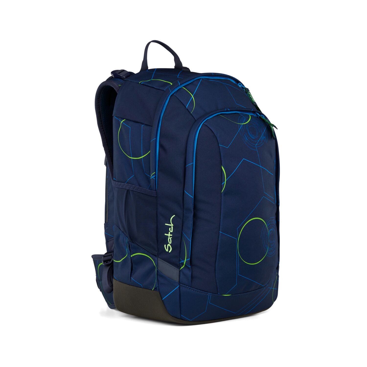 Satch Schulranzen Schulrucksack-Set AIR Blue Tech 3-teilig (3-teilig), Schulranzen, ergonomisch, Laptop-Fach, Your-Size-System – Bild 2 von 5