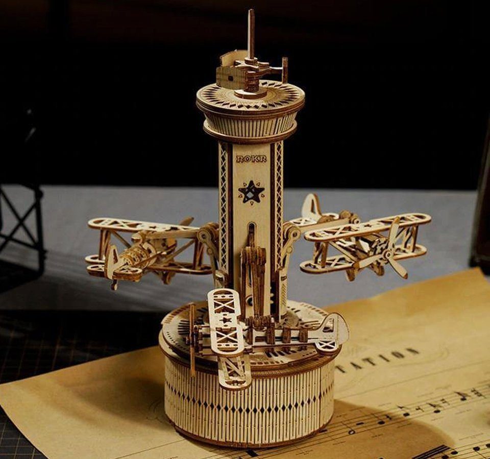 Robotime Puzzle Robotime Airtower Spieluhr Mechanisches günstig online kaufen