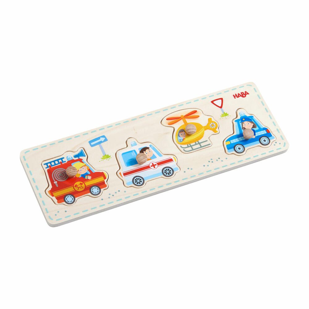Puzzle Greifpuzzle Einsatzfahrzeuge