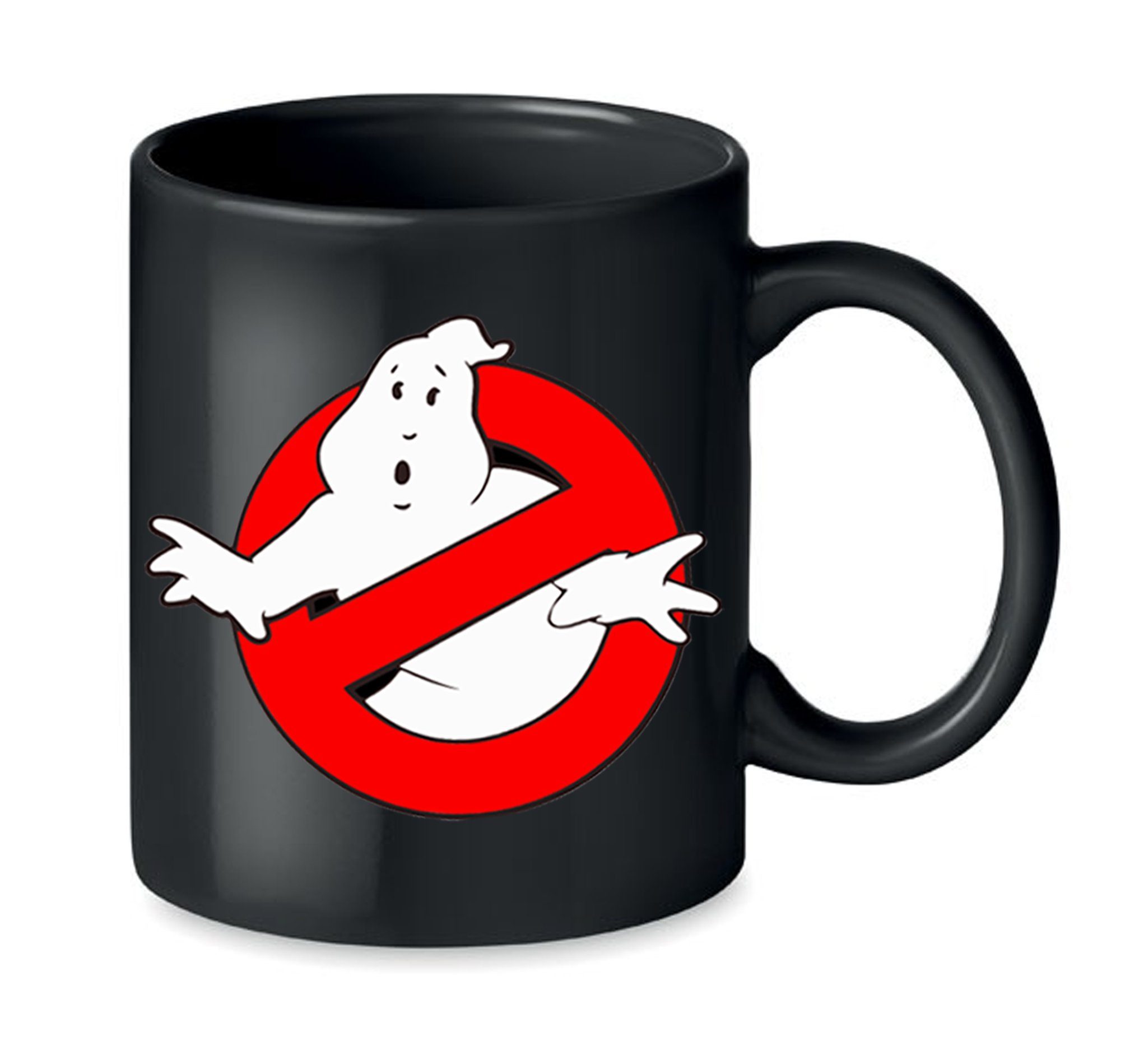 Blondie & Brownie Tasse Ghostbusters Ghost Geister Geisterjäger in Schwarz und Weiß, Keramik, Spühlmaschinenfest