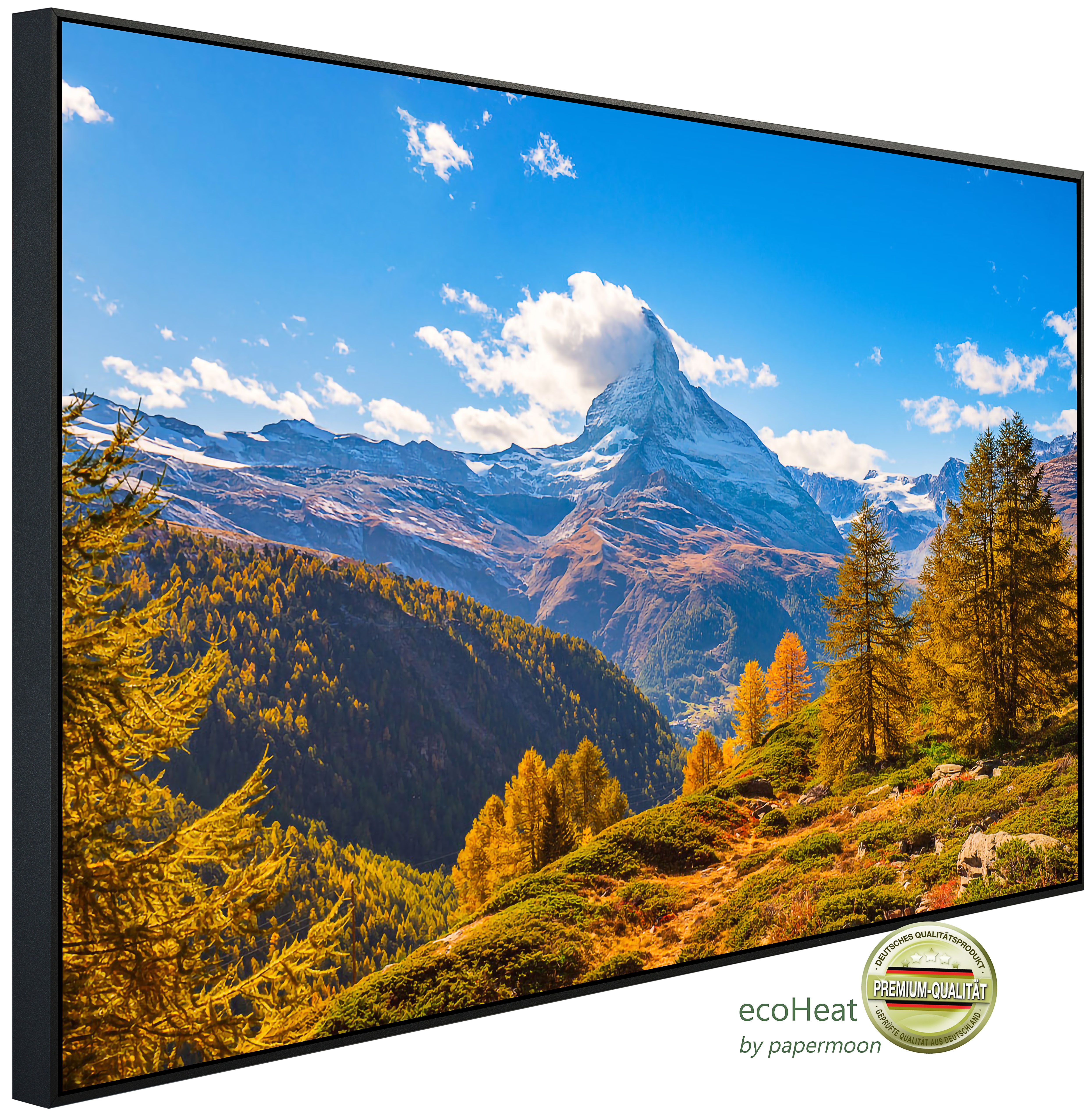 Papermoon Infrarotheizung INFRAROT-BILD-HEIZUNG, Berge, TÜV-Rheinland/GS zertifiziert, angenehme Strahlungswärme