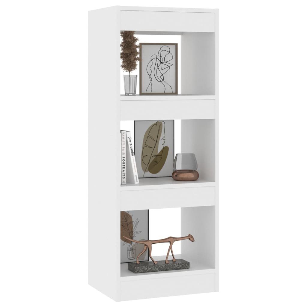 Bücherregal/Raumteiler Holzwerkstoff Weiß furnicato cm 40x30x103 Bücherregal